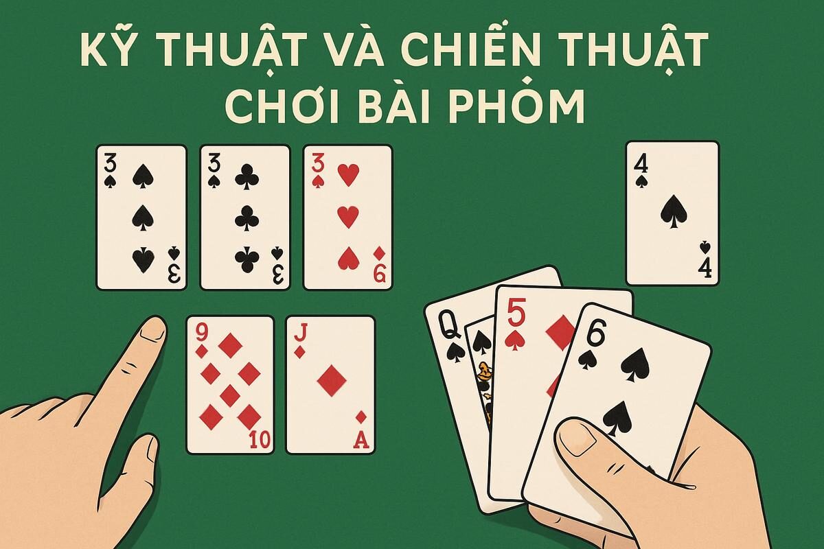kỹ thuật đọc bài phỏm phân tích đối thủ chiến thuật chơi phỏm
