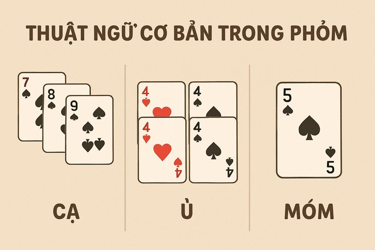 luật chơi tá lả phỏm ngang phỏm dọc cách tính điểm bài phỏm