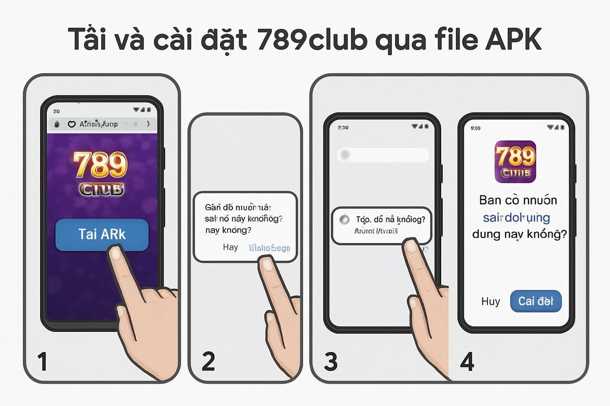 các bước cài đặt 789club APK trên Android chi tiết